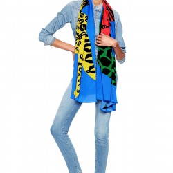 Esarfa Desigual ELEKTRIC PARDUS, U