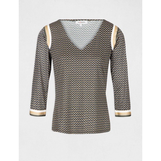 Bluza Morgan TARIKA, cu insertii aurii, XS