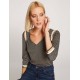 Bluza Morgan TARIKA, cu insertii aurii, XS