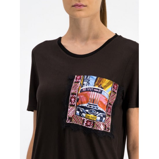 Bluza tip tricou Desigual NORAH, L
