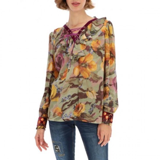 Bluza Desigual cu insertii aurii, MARION, S 