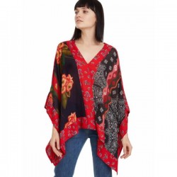 Bluza Desigual tip poncho, KAREN, S