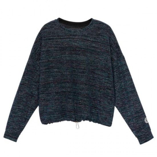Bluza Desigual SWEAT LUREX, cu insertii metalice, S