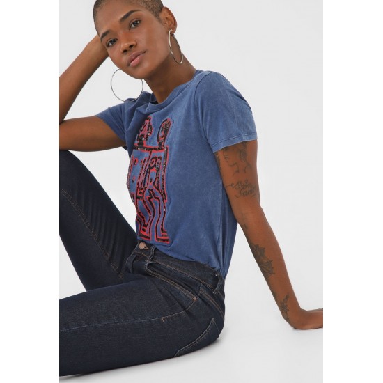 Tricou Desigual INDIGOROBOT, XL