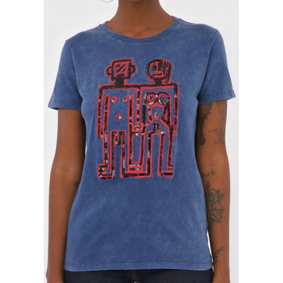Tricou Desigual INDIGOROBOT, XL