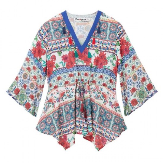 Bluza Desigual GEMMA, cu maneci trei sferturi, S 