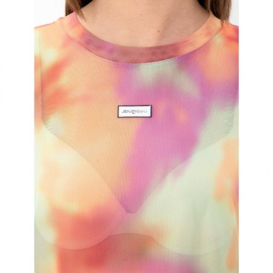 Bluza tip tricou Desigual TIE-DYE, U