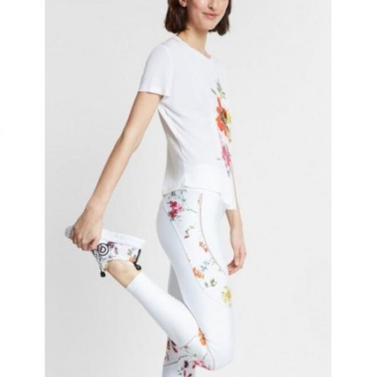 Tricou Desigual TEE FRONT PLEATS GARDENS, S