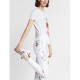 Tricou Desigual TEE FRONT PLEATS GARDENS, S