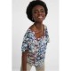 Bluza Desigual cu insertii argintii, TUA, XS