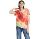 Tricou Desigual RED FLOWERS, S