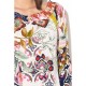 Bluza Desigual cu insertii argintii, HIDRA, S