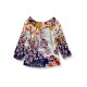 Bluza Desigual cu insertii argintii, HIDRA, S