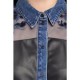 Camasa Desigual din piele ecologica, MARY  SOMERVILLE, XS