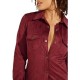 Camasa Guess cu aspect de piele intoarsa, XS, S, M