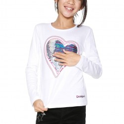 Bluza Desigual copii cu paiete reversibile 13/14 ani
