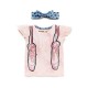 Bluza Desigual copii accesorizata cu bentita 12 luni, 18 luni