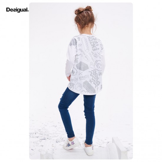 Bluza Desigual copii PAYED,  cu paiete reversibile 9/10 ani