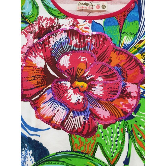 Tricou Desigual copii VENUS, 3/4 ani
