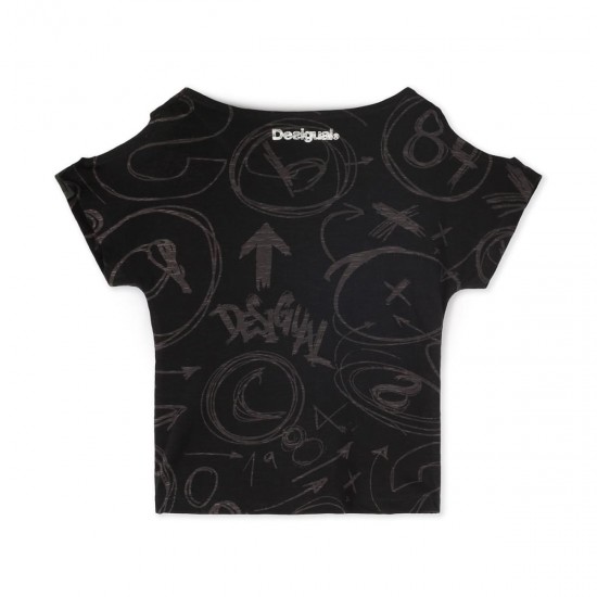 Tricou Desigual copii POP, cu paiete reversibile 7/8 ani