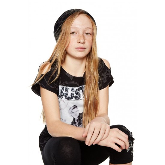 Tricou Desigual copii POP, cu paiete reversibile 7/8 ani