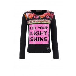 Bluza Desigual copii LLAFRANC, cu paiete reversibile 3/4 ani, 5/6 ani, 9/10 ani, 13/14 ani