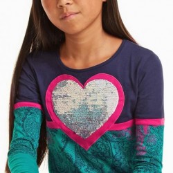 Bluza Desigual copii BLONDA, cu paiete reversibile  13/14 ani