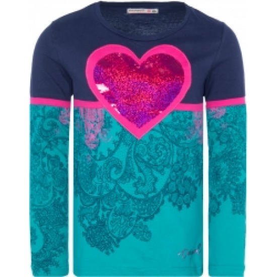 Bluza Desigual copii BLONDA, cu paiete reversibile  13/14 ani