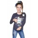 Bluza Desigual copii UTAH,  cu paiete reversibile  3/4 ani