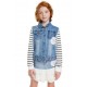 Geaca denim Desigual copii  , BIZNAGA ,  9/10 ani