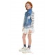 Geaca denim Desigual copii  , BIZNAGA ,  9/10 ani