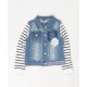Geaca denim Desigual copii  , BIZNAGA ,  9/10 ani