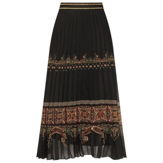 Fusta  Desigual MURRAY, cu insertii aurii in talie, XL