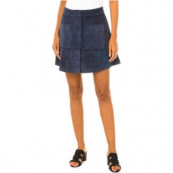 Fusta Desigual  BRENDA,  bleumarin, catifea L