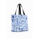 Geanta Desigual reversibila, din piele ecologica si material textil, cu plic interior, NAMIBIA