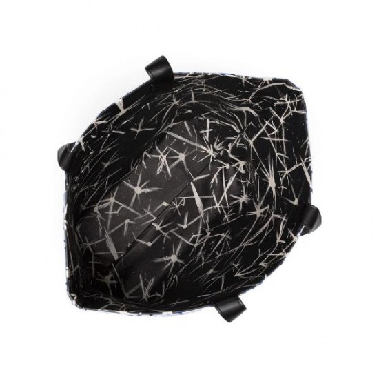 Geanta Desigual reversibila, din piele ecologica si material textil, cu plic interior, NAMIBIA