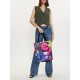 Geanta Desigual tip shopper, din material textil impermeabil