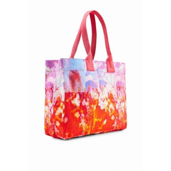 Geanta Desigual shopper. din bumbac organic