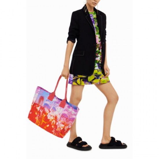 Geanta Desigual shopper. din bumbac organic