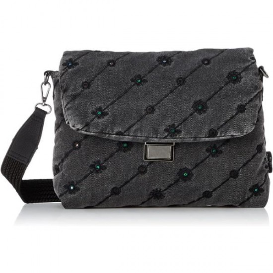 Geanta Desigual denim VERA, cu 2 barete schimbabile