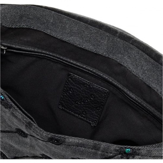 Geanta Desigual denim VERA, cu 2 barete schimbabile