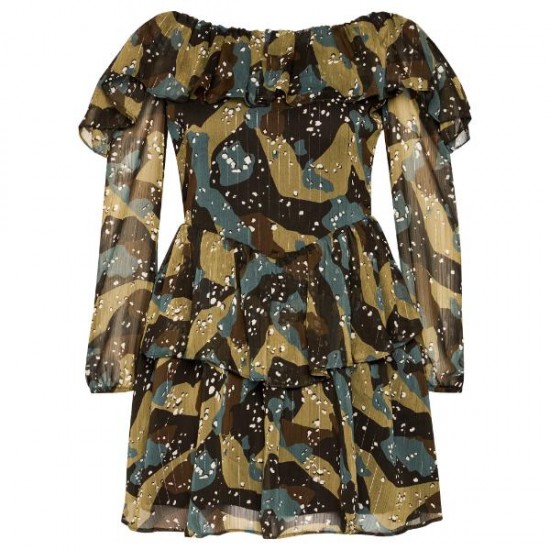 Rochie Guess cu insertii aurii, S