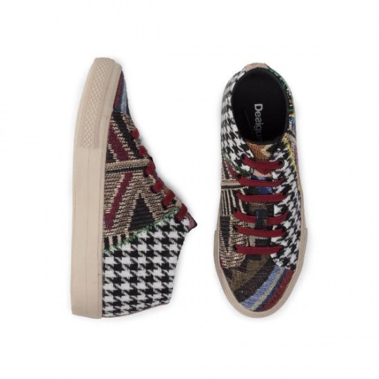 Sneakers Desigual VULCANO PATCH, din material textil, 36