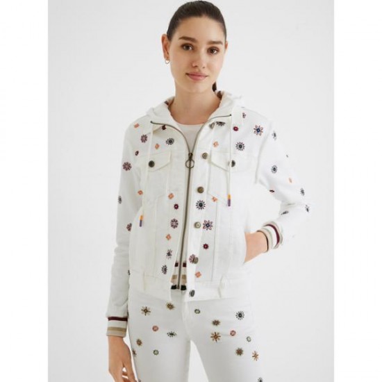 Geaca denim Desigual JULIETA, XS