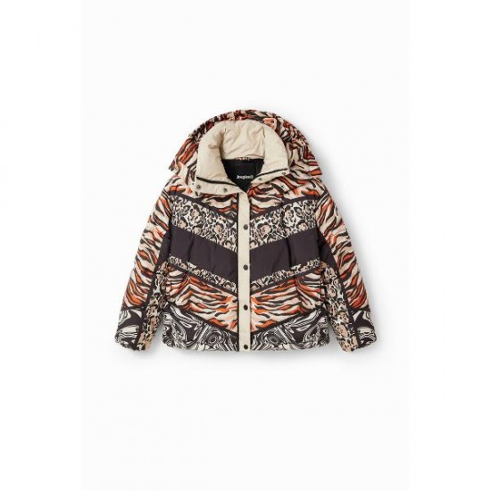 Geaca Desigual KATTY, cu gluga detasabila, S