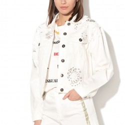 Geaca denim Desigual, WARHOL WEDDING, L