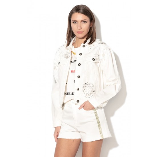 Geaca denim Desigual, WARHOL WEDDING, L