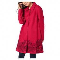 Palton rosu Desigual XL 
