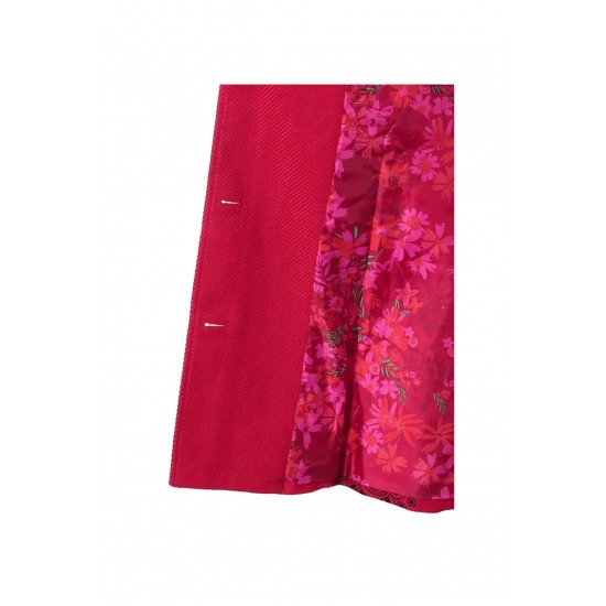 Palton rosu Desigual XL 