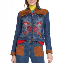Geaca denim Desigual FLOWERS WEST, S, M, XL, 2XL